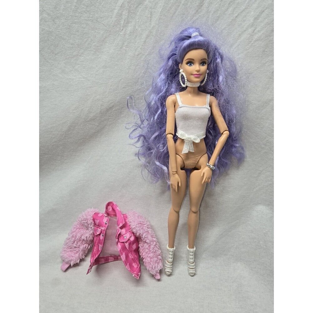 Barbie Extra Doll with Long Periwinkle Hair Mattel GXF08